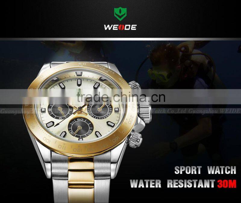 Male Smart Brand watch Water Resistant wristwatch Full stainless Steel Watches Quartz Movement Diver watch case