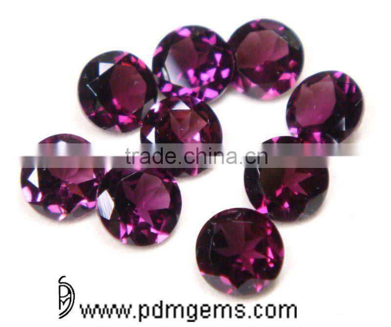 Top Quality Rhodolite Garnet Round Cut For Silver Pendant