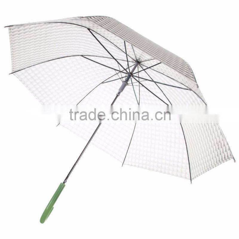 cheap 23 inch transparent stick manufacture clear advertising umbrella