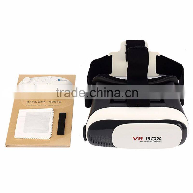 Cool design low price plastic 1080p 3d glasses VR box with high quality