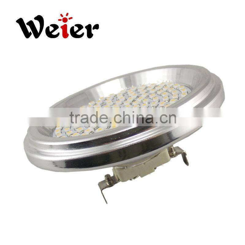 CE,RoHS and Spotlights Item Type 3528smd ar111 led 12v 6W