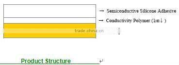 Heat resistant single side KPP polyimide gold heat tape Heat resistant single side polyimide gold heat tape Hea