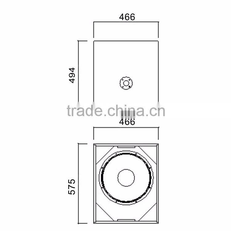 F115B- Professional 15 Inch Home Subwoofer
