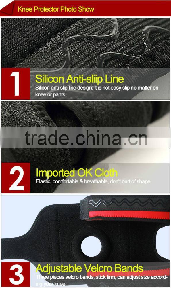 Wholesale alibaba breathable open patella knee sleeve KTK-214