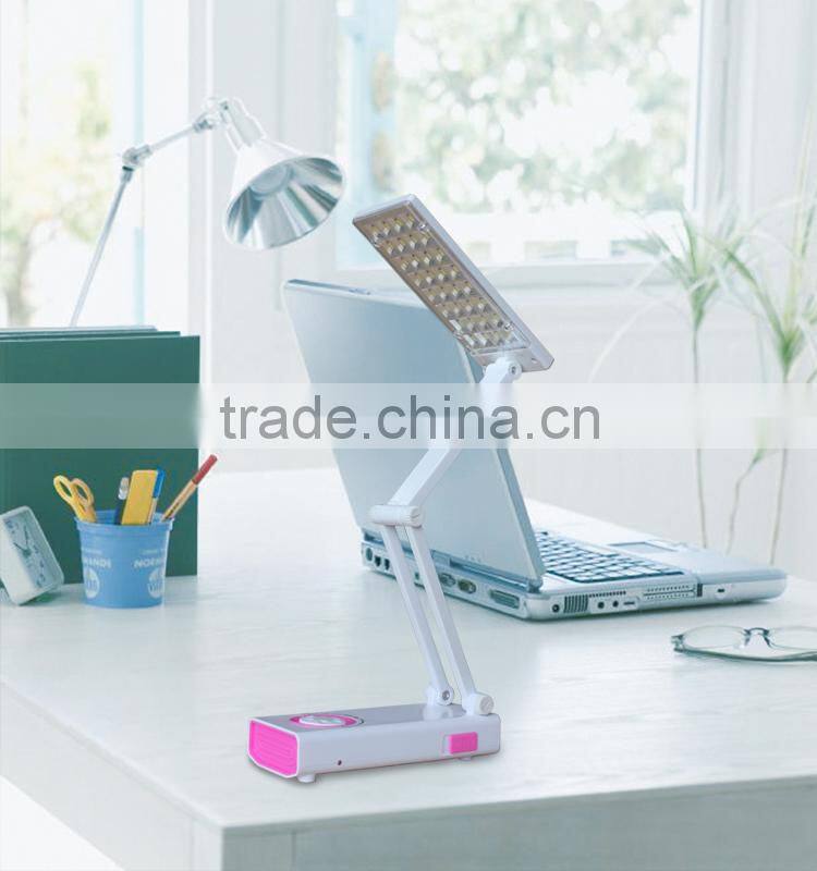4 colors solar led rechargeable powered light lamp table lamp