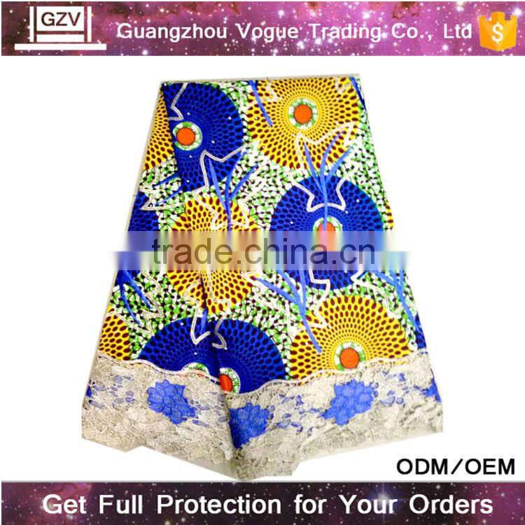 guangzhou online high quality 100% cotton gold african organza tulle lace fabric wholesale