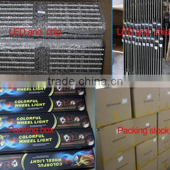 Smart Bike Wheel Lights Rim Spoke Light 144 Color Android APP