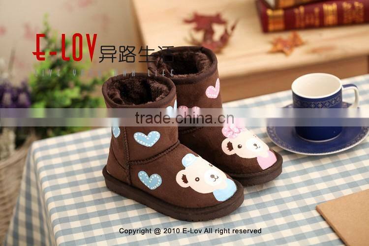 NO.U034C Hot sales high quality and cheap china winter boots kids