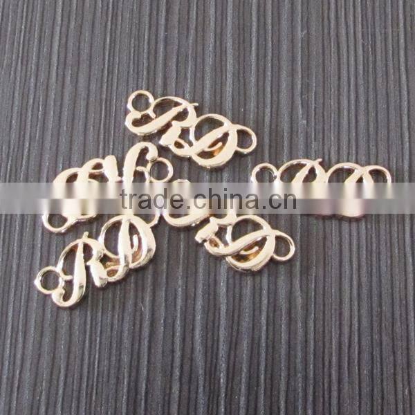 Special Letter Shape Logo Designed Metal Plate