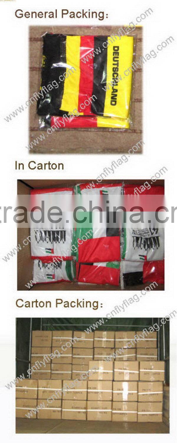 Plastic colorful customized microfiber sports scarf