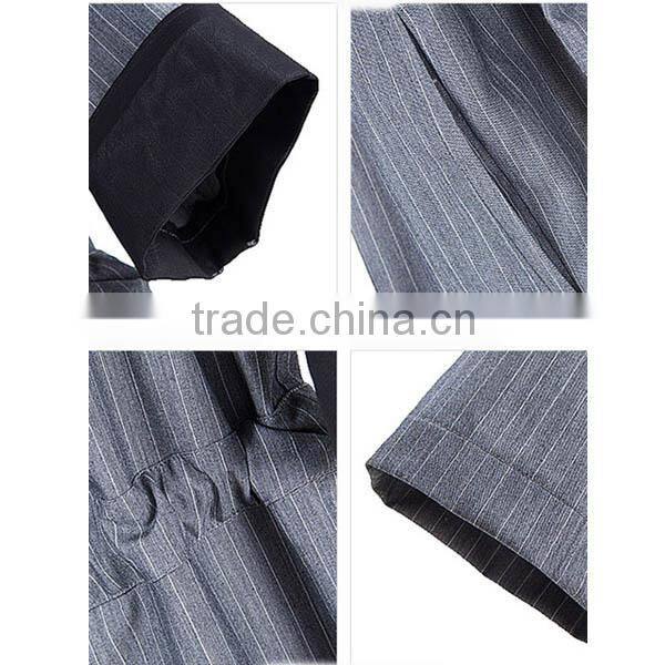 Women's V Neck Long Pants Jumpsuit Overall with Waist Rope L1271