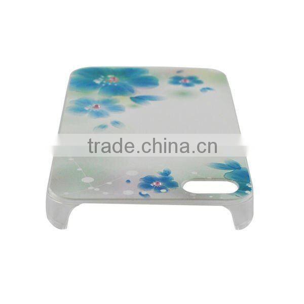 Luxury cell phone cases for iphone,silicone case with metal sticker on the surface