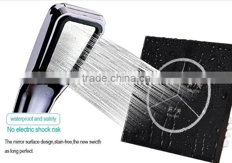 3 gang smart touch screen wall plate light switch 1000w