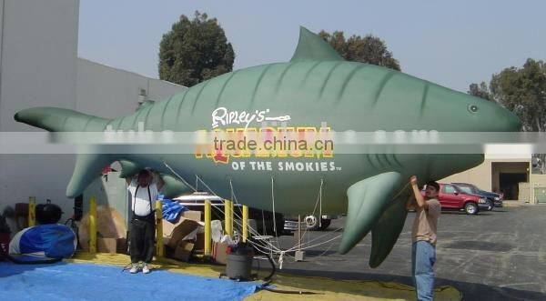 Cheap shark helium balloon ,inflatable shark for advertising