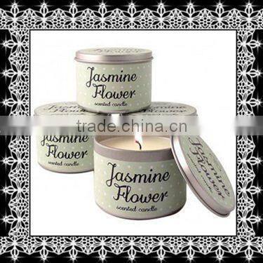 Luxury Natural Soy Candle in high end glass jar with cardboard box