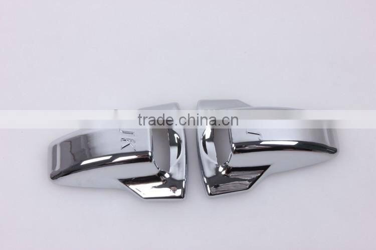 Water Spray Nozzle Cover Sprinkler Head Wiper Spiracle Cover Trim 2 Pcs ABS Chrome Used For Starex Car 2004 Parts Accessories