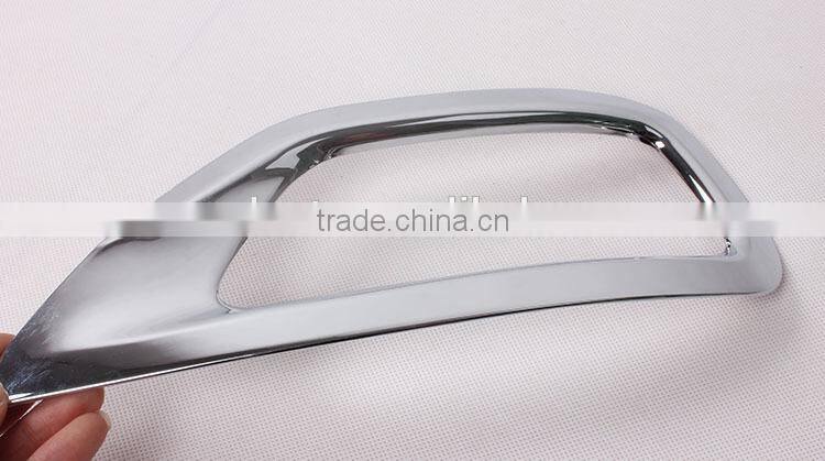 Chrome Rear Tail Fog Light Lamp Cover Trim 2pcs REAR FOG LAMP COVER FOR JEEP GRAND CHEROKEE 2014
