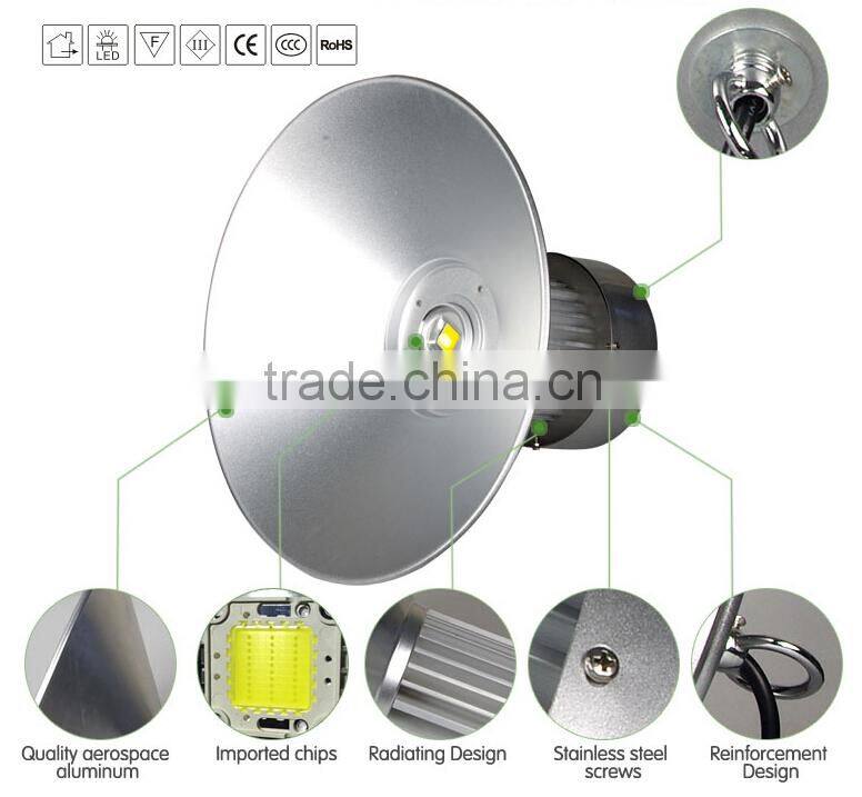 150W LED mining lamp High Bay industrial light factory Lighting Lamp ceiling/flood lights 85~265V 2 years warranty ColdWhite