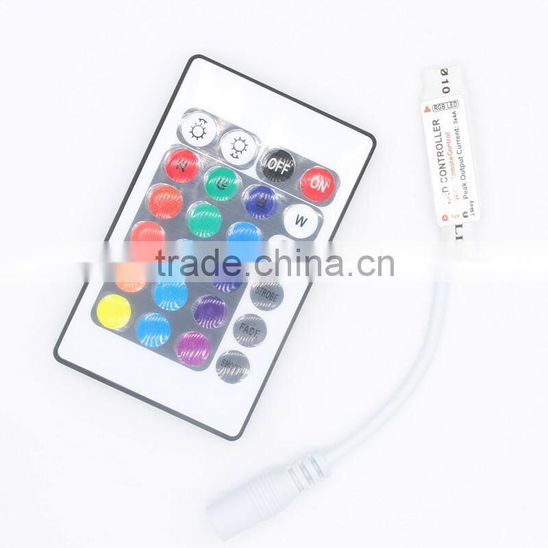 factory price high quality mini rf 24 key rgb controller