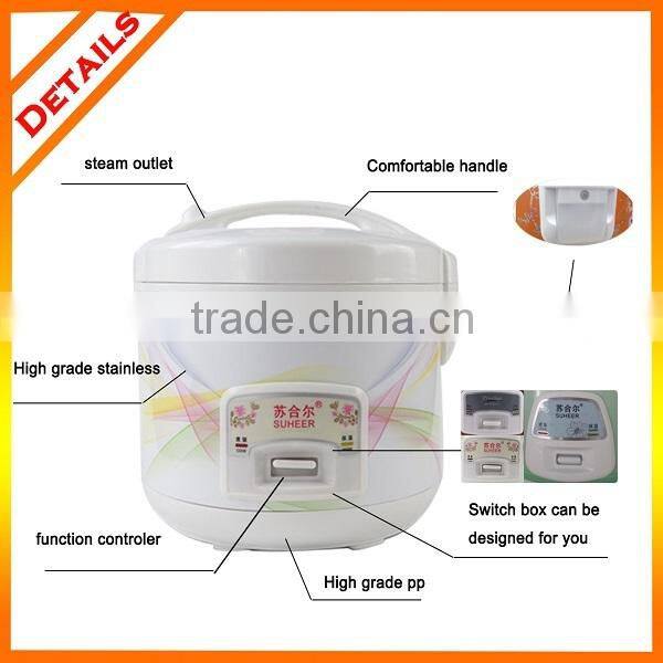 UL certification White painting deluxe rice cooker for American market