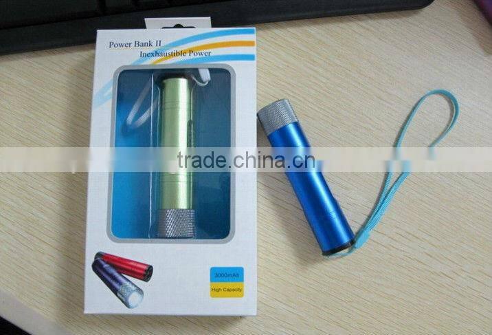 PS-U-3000 3000mAh Power Bank with LED light