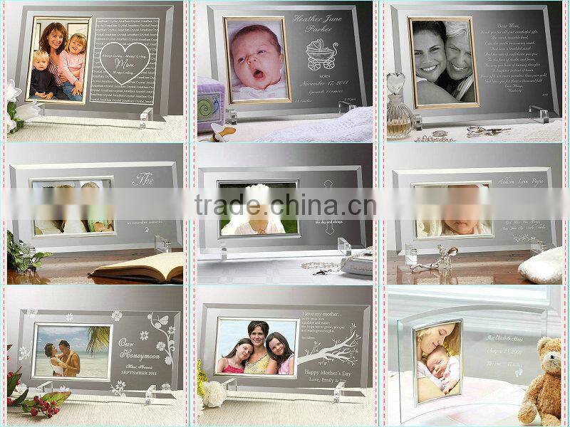 Loving Glass Sleeping Baby Photo Frame For Home Decorative Gifts