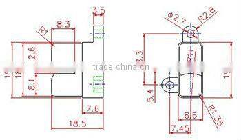 2.5MHz Ultrasonic Transducer for Bubble DetectSmall Ultrasonic Transducer for Bubble DetectUltrasonic Bubble DetectorSensors