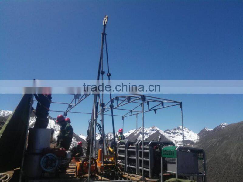 Hot Selling High Quality Competitive Price Multifunctional Rotary 200-1000m Deep Hydraulic Portable Drilling Rig