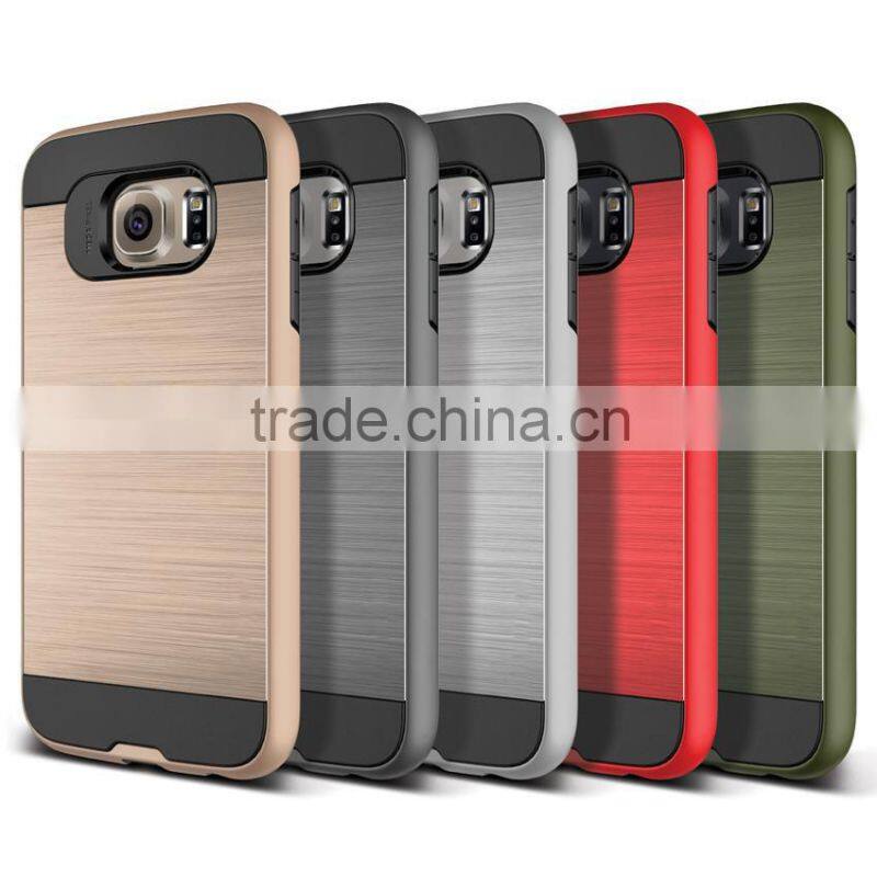 hot selling colorful 2 in 1 siries for samsung galaxy s6 cover case
