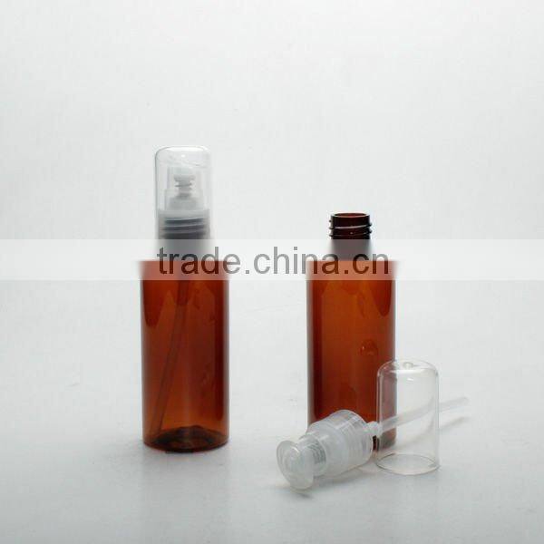 Treatment pump PET 100ml Brown Clear
