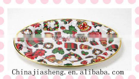 Christmas plastic tray with good quality