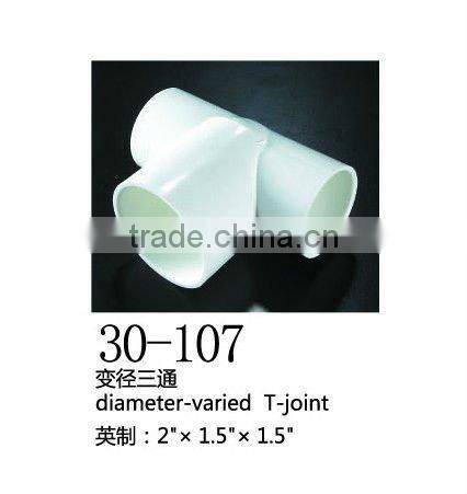 30-131 4-way PVC pipe fitting for bathtub