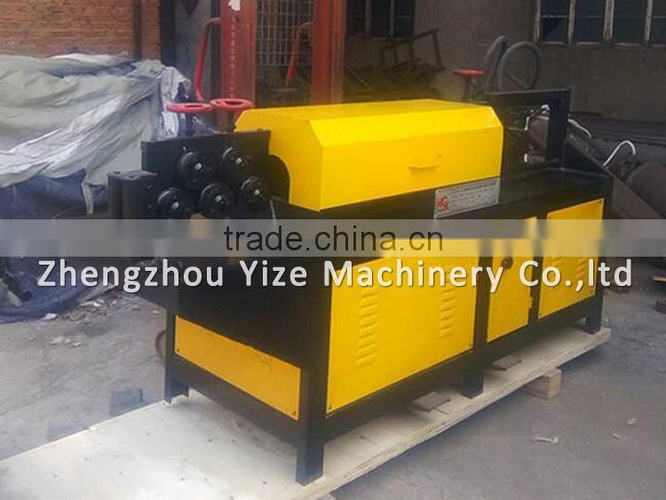 Metal tube straightener , building steel pipe sscaffold straightening machine