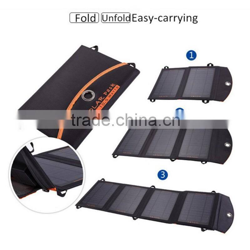 12V 24W flexible foldable solar mobile phone charger