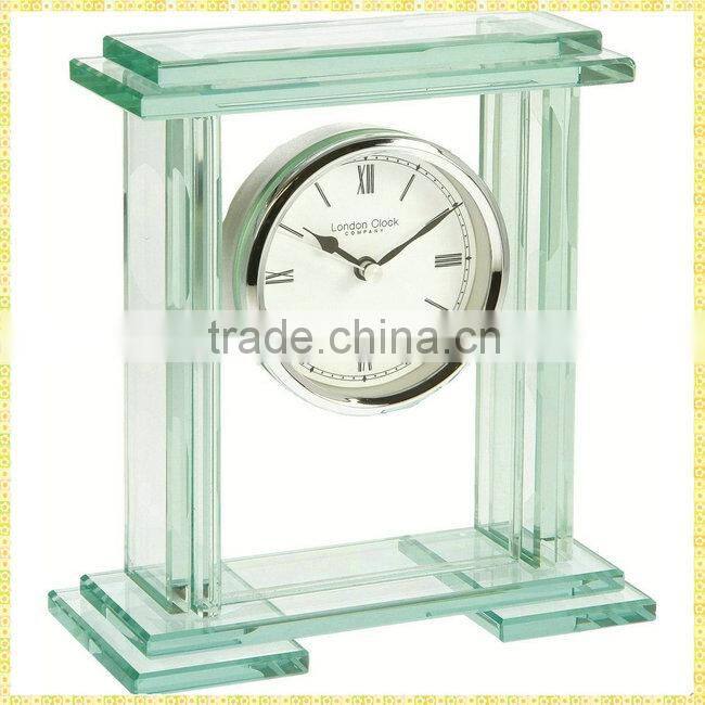 Handmade Unique Exquisite Crystal Clock Tower For New Year Gifts Souvenirs