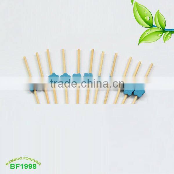 Flower bead bamboo picks Bead bamboo picks