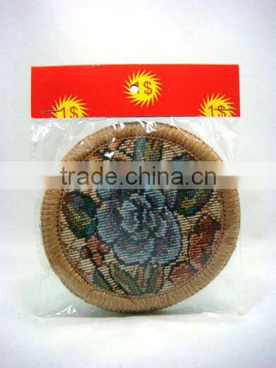 3pcs Lightness Creative Round Coasters For One Dollar Item,kitchenware