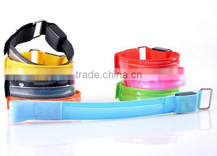 Cheap price sports safety running reflective warning night arm belt