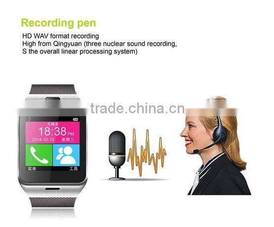 APLUS GV18 Smart Watch Phone GSM MTK6260A 1.54" Touch Screen Anti-lost Remote Camera NFC Band for IOS and Android