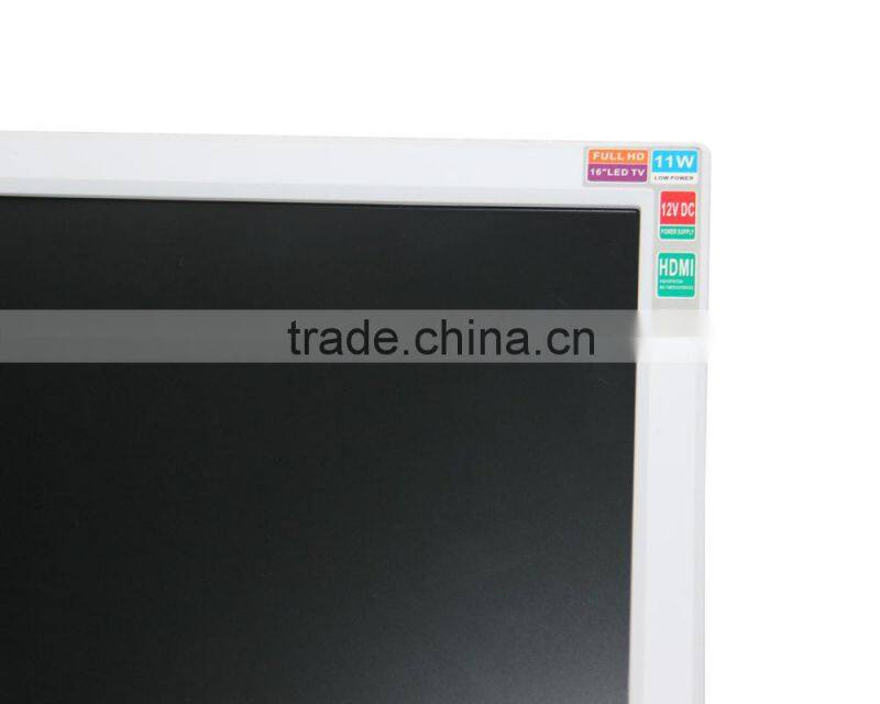 White Cheap Slim 15.6" HD LED TV