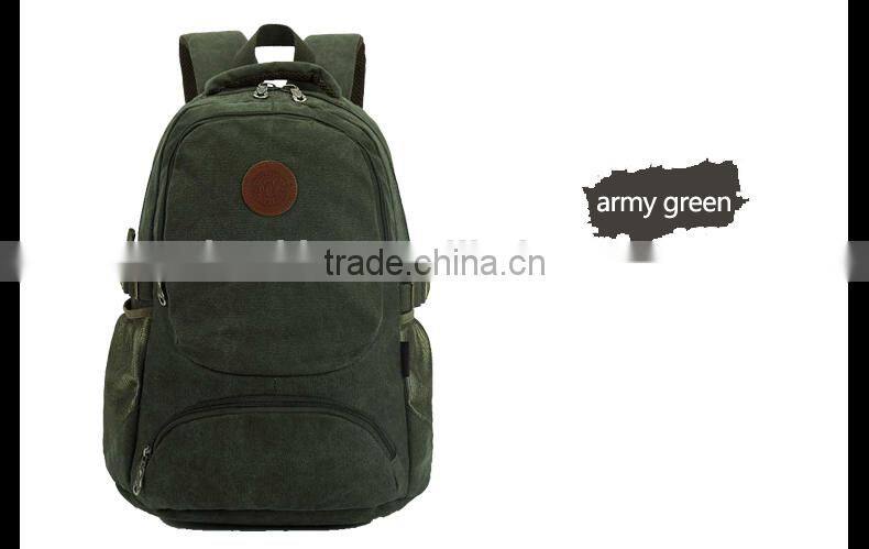 Causal Style Lightweight School Backpack Canvas Cute Backpacks Camping Backpack Canvas Rucksack