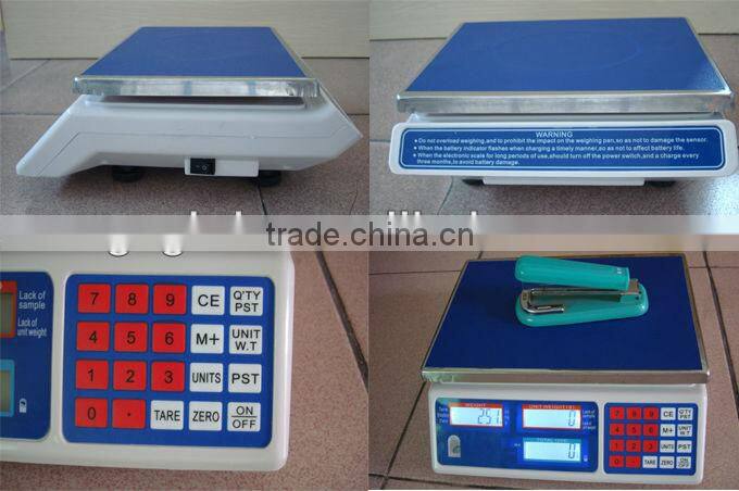 30kg good quality digital electronic counting scale /electronic table top electronic scale