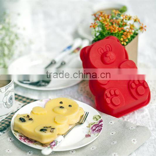 Teddy Bear Shapes Silicone cake mold Silicone mold