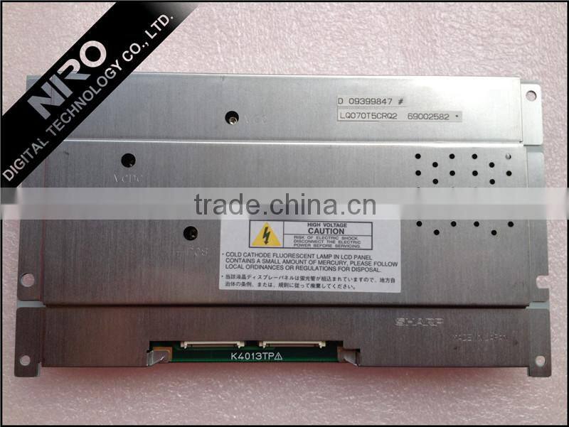 LQ070T5CRQ2 original 7.0 inch LCD module with touch screen panel for Car GPS/DVD navigation