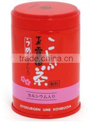 Instant healthy ume plum seaweed kelp tea soup in 40g can
