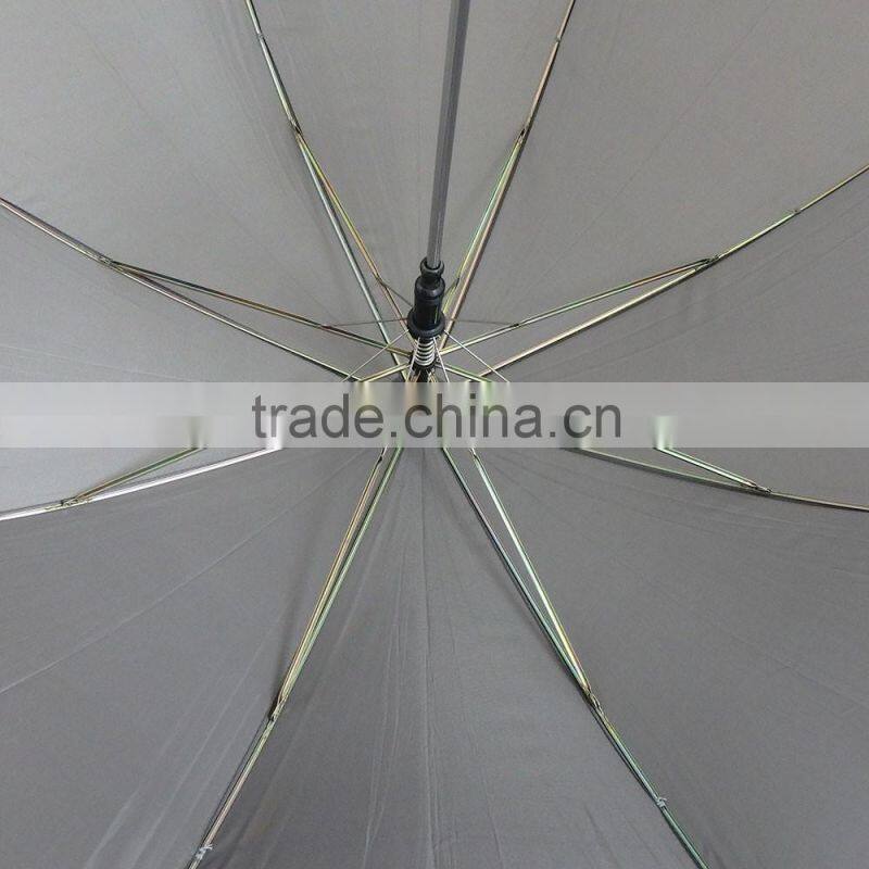 Special strink case plain gray straight umbrella