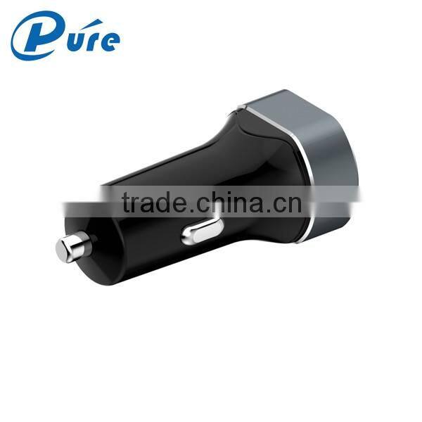 universal black micro usb car charger for samsung for iphone in car charger adapter