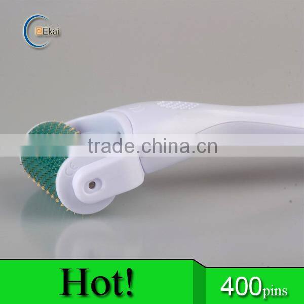 Derma rolling system for body with 400 gold micro needles