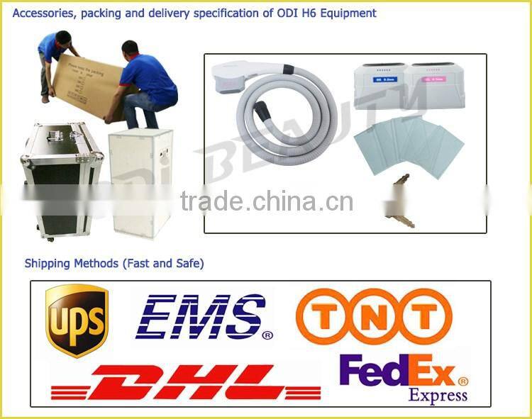 Medical CE Approved top quality 4 tips face lifting hifu korea OD-H6