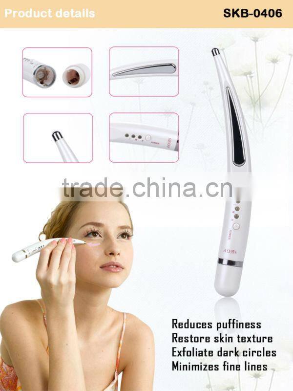 Eye cream applicator wrinkle filler micro current anti wrinkle pen